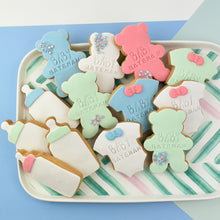 Load image into Gallery viewer, Teddy Bear Baby Shower Cookies