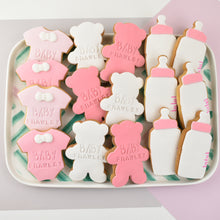 Load image into Gallery viewer, Teddy Bear Baby Shower Cookies