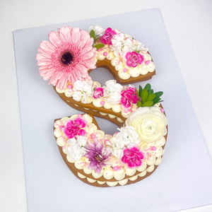 Number or Letter Cream Cake