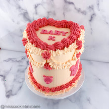 Load image into Gallery viewer, baby shower vintage cake brisbane
