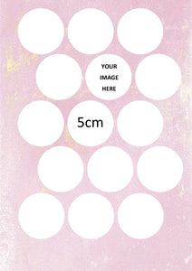 Edible Image 15 X 5cm Diameter Round