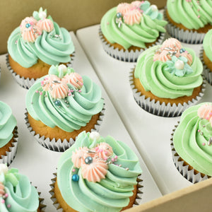 Pastel Colour Cupcakes