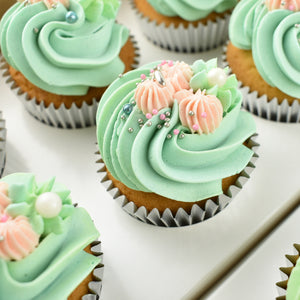 Pastel Colour Cupcakes