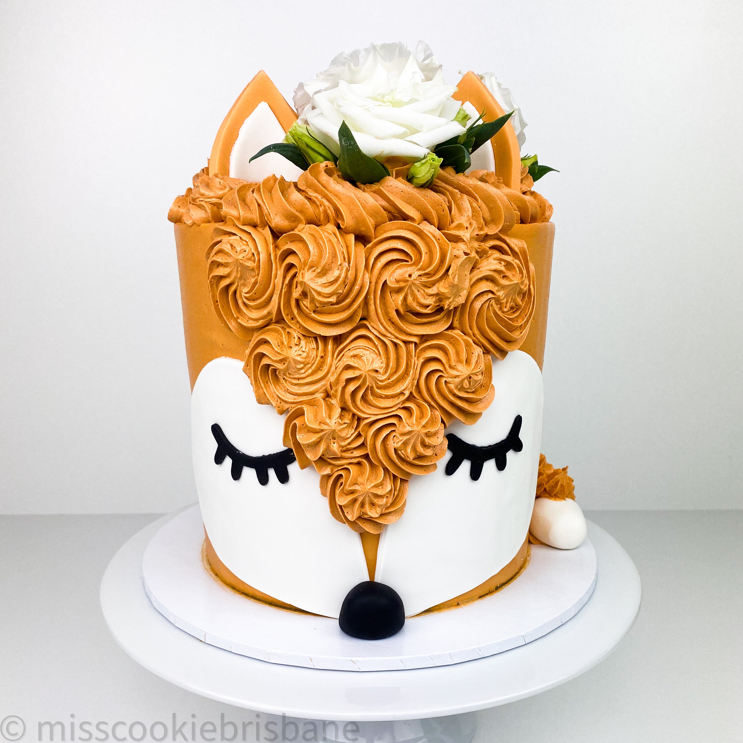 Edible baby fox. Edible baby christening / 1st birthday cake topper  decoration. | eBay