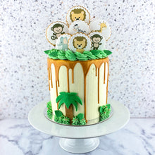 Load image into Gallery viewer, Safari Jungle Theme Cake
