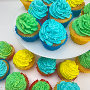 Pastel Colour Cupcakes