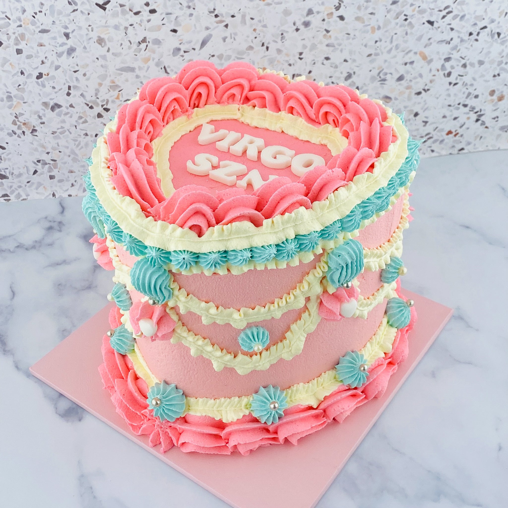Vintage Cake Decorating - Baking Butterly Love