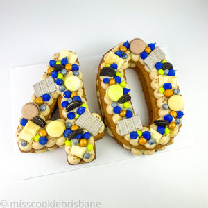 Number or Letter Cream Cake